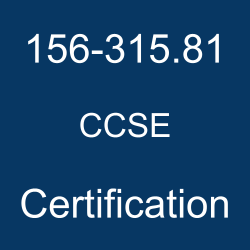 Check Point 156-315.81: CCSE Exam Guide & Practice Tests